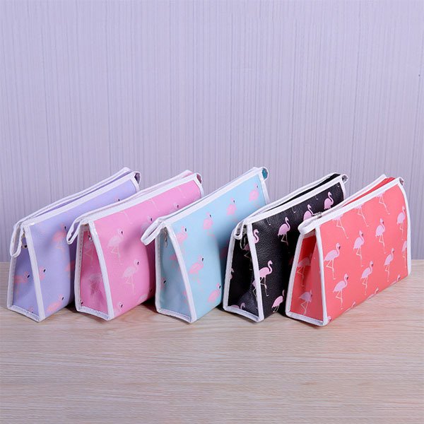 多色火烈鳥旅行盥洗包