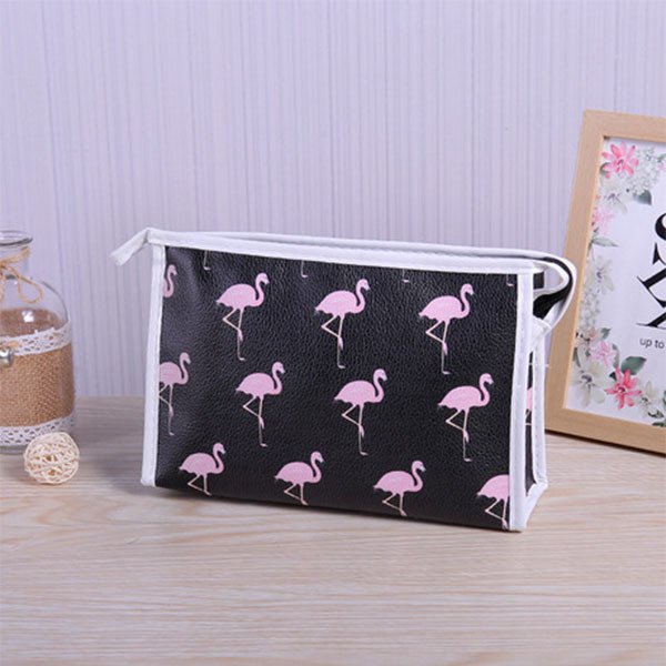 多色火烈鳥旅行盥洗包