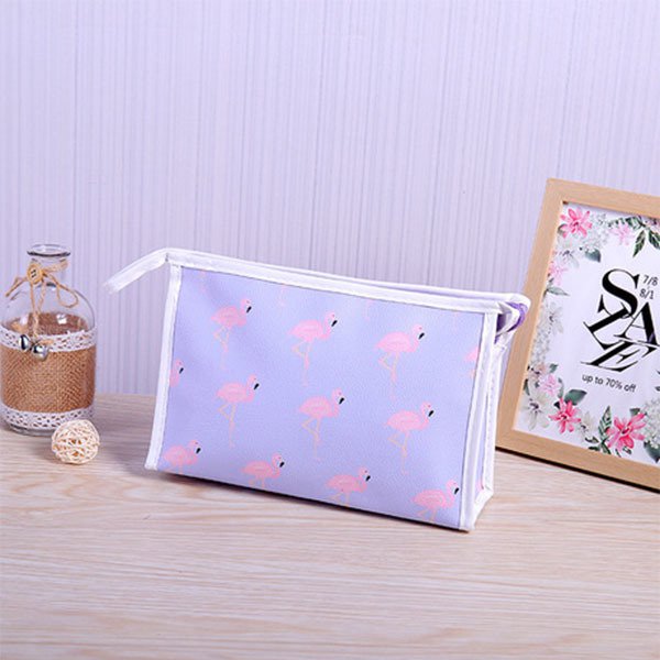 多色火烈鳥旅行盥洗包