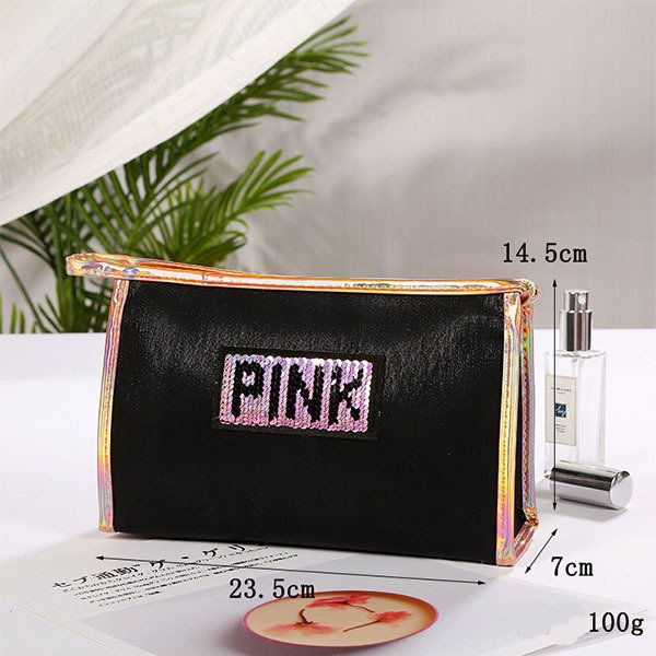 時尚亮片旅行盥洗包-PU化妝包