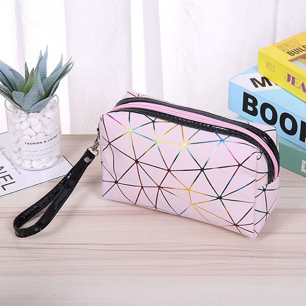 防水時尚旅行盥洗包-PU化妝包