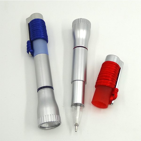 LED手電筒圓珠發光筆附掛繩