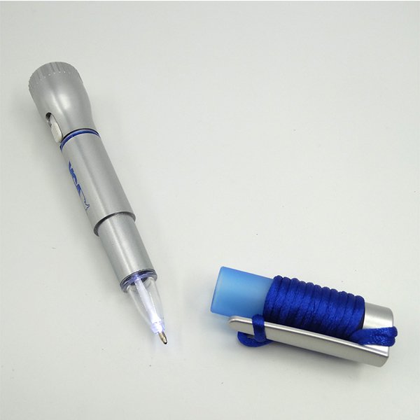 LED手電筒圓珠發光筆附掛繩