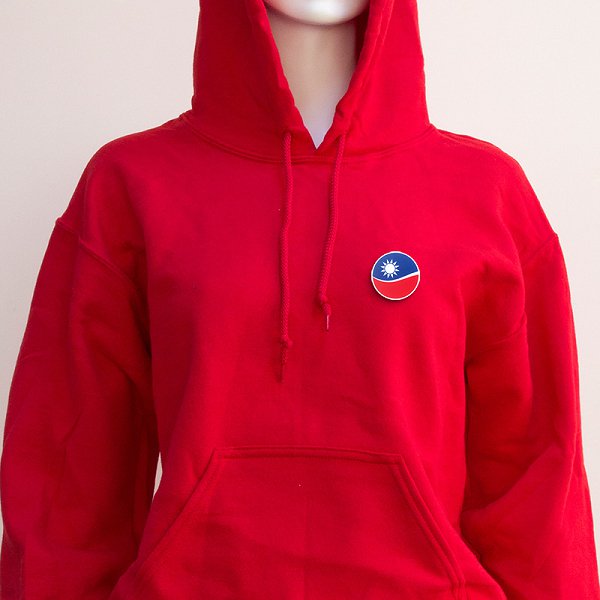 國徽別針胸章-4cm圓形壓克力-無印刷