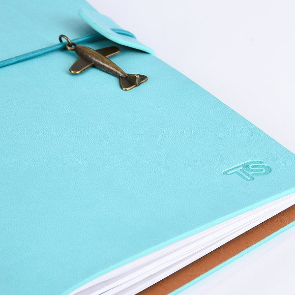 32K筆記本-綁繩式商務PU筆記本加筆夾