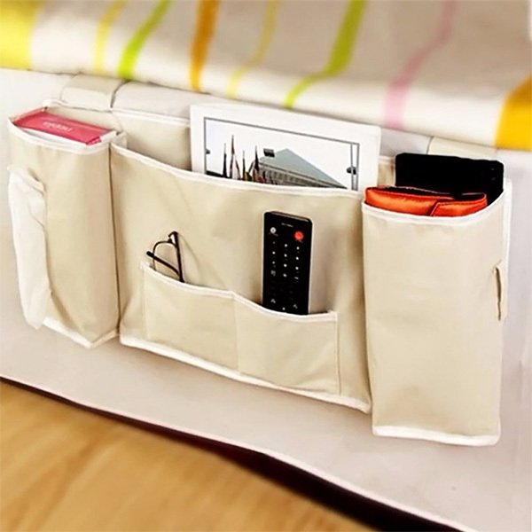 家居編織帆布面紙收納袋