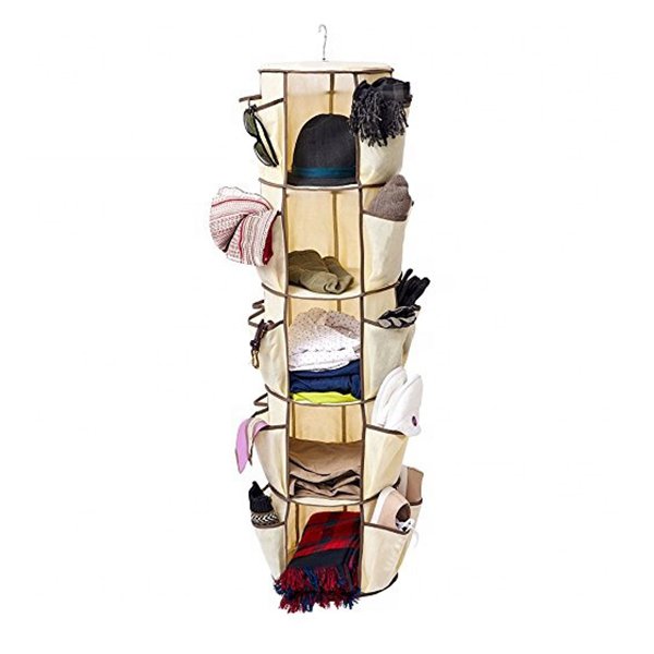 360度可旋轉掛式收納袋