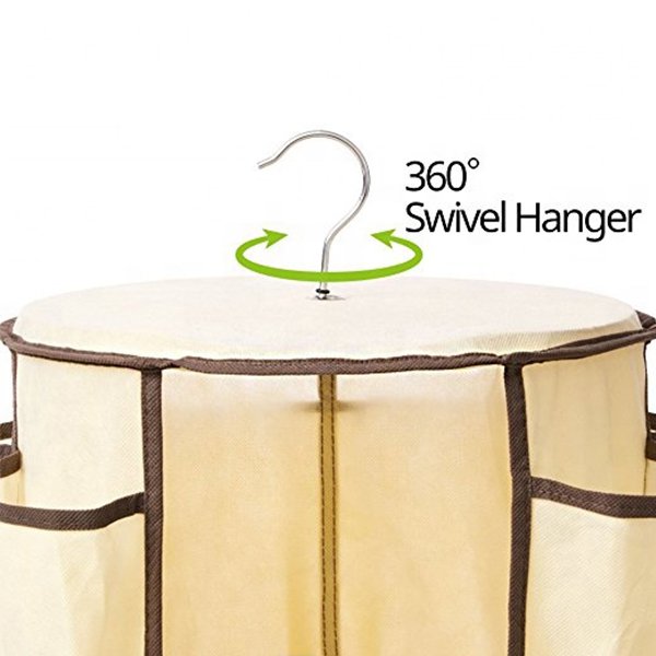 360度可旋轉掛式收納袋