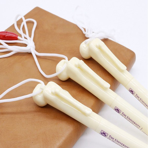 附掛繩骨頭造型廣告筆