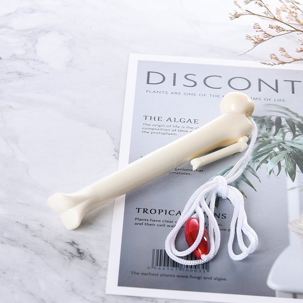 附掛繩骨頭造型廣告筆