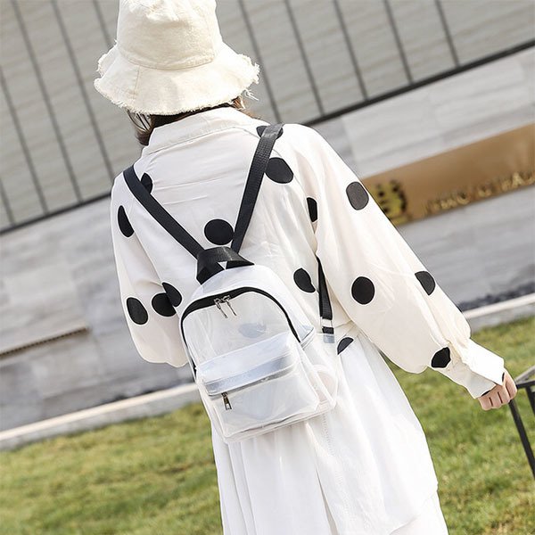 半透明防水後背包-PVC後背包