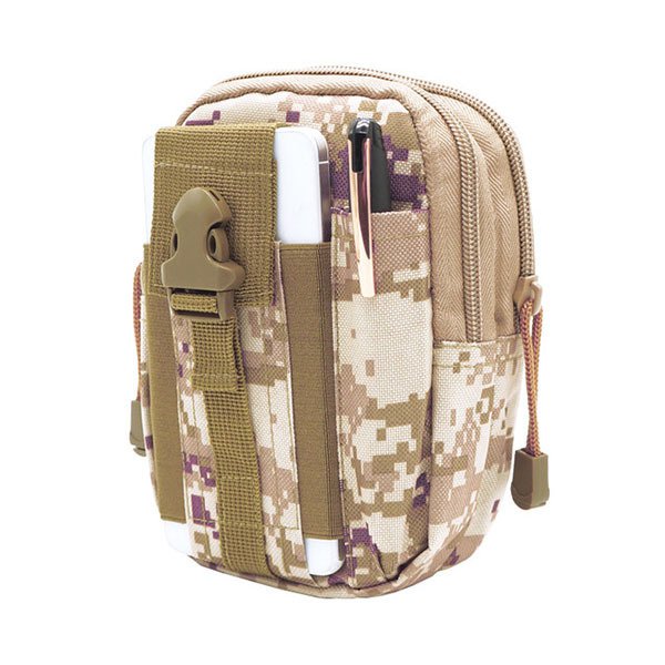 迷彩多口袋腰包-牛津布腰包