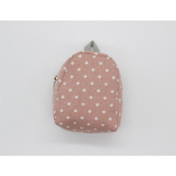 簡約書包造型錢包-帆布零錢包