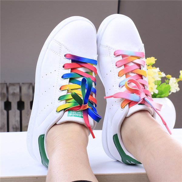 繽紛彩虹聚酯纖維鞋帶