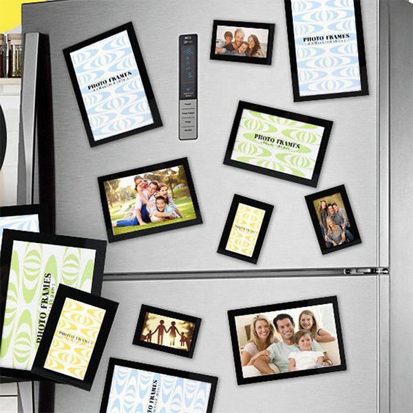 彩色邊框冰箱貼磁鐵相框