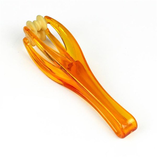 手指按摩器-透明塑料滾輪按摩器