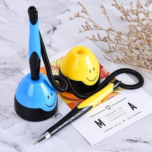 帶線櫃台筆-塑料廣告筆