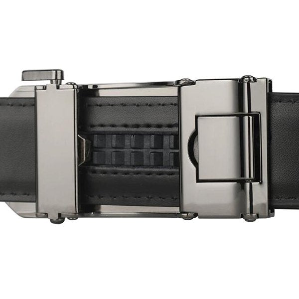 鋅合金自動扣頭-超纖皮帶