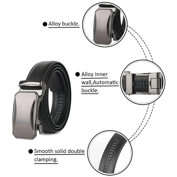 鋅合金自動扣頭-超纖皮帶