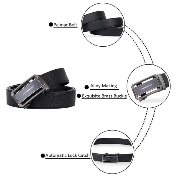 鋅合金自動扣頭-超纖皮帶