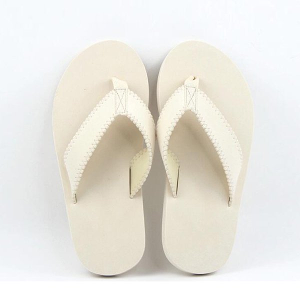 中性款EVA純色寬版夾腳室內拖鞋