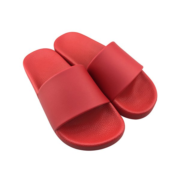 中性款PVC純色寬版運動拖鞋