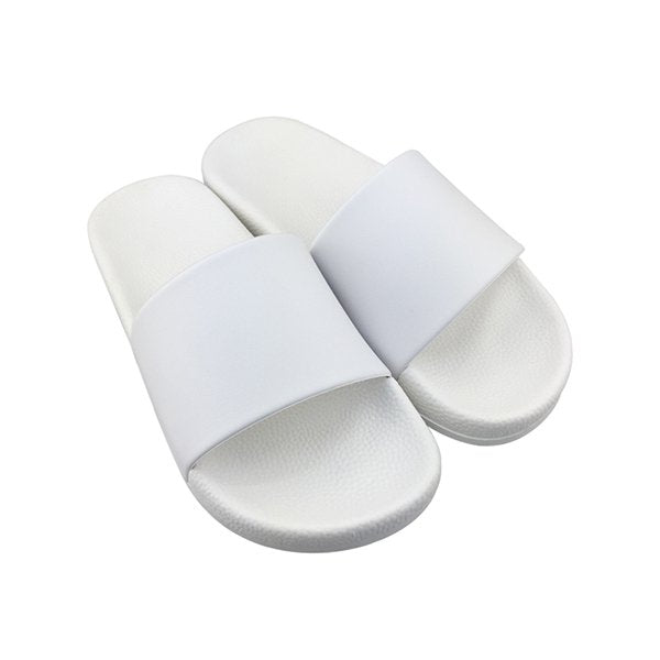 中性款PVC純色寬版運動拖鞋