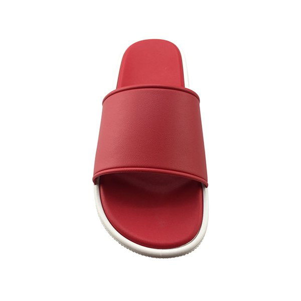 女款PVC寬版運動拖鞋