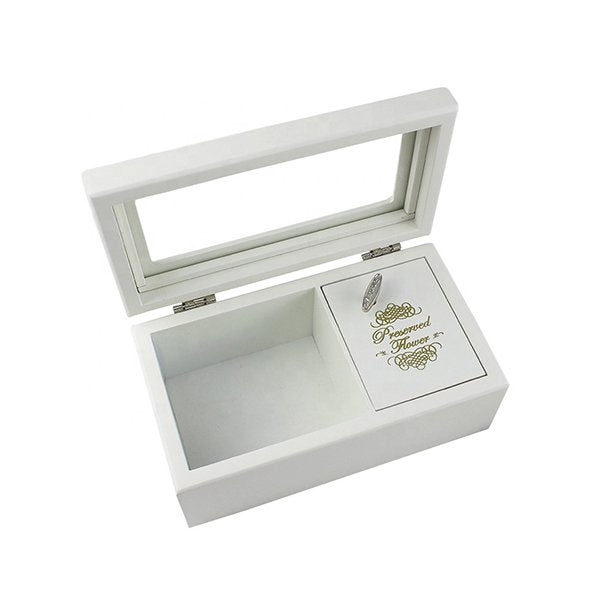 粉色系長方形木製收納音樂盒