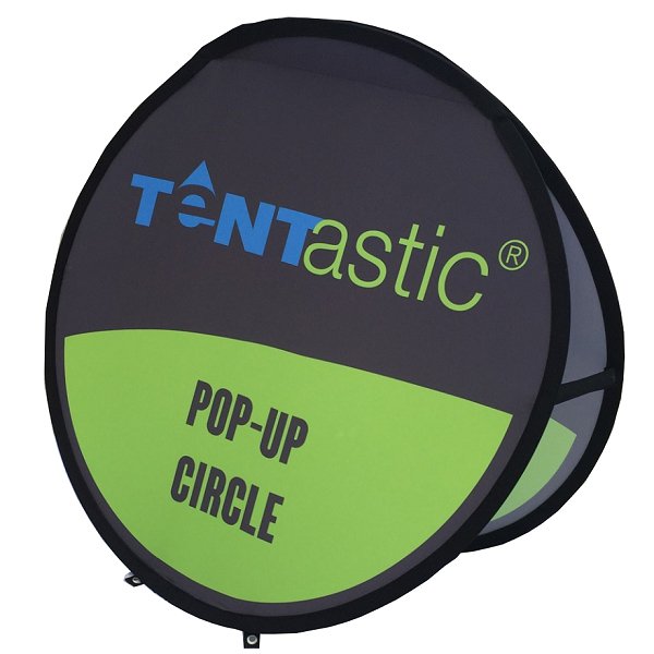 圓形可摺疊彈出式旗幟