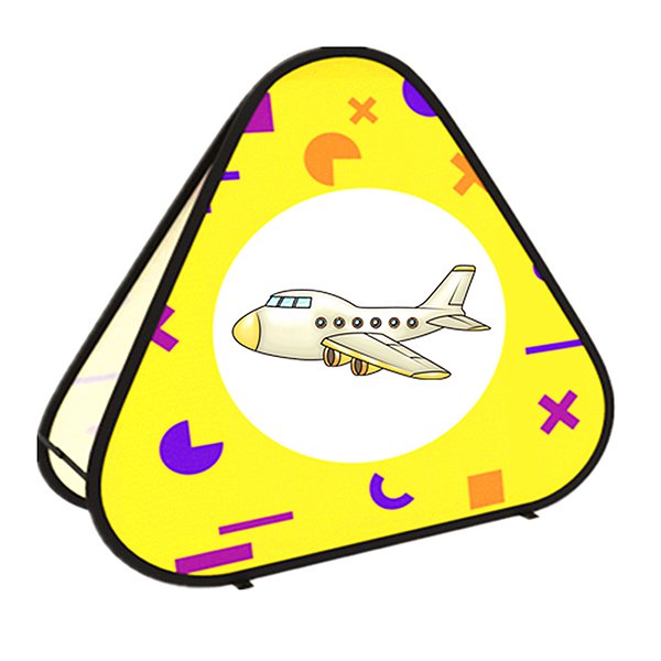 三角形可摺疊彈出式旗幟