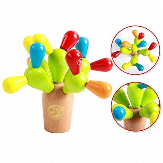 仙人掌兒童益智積木