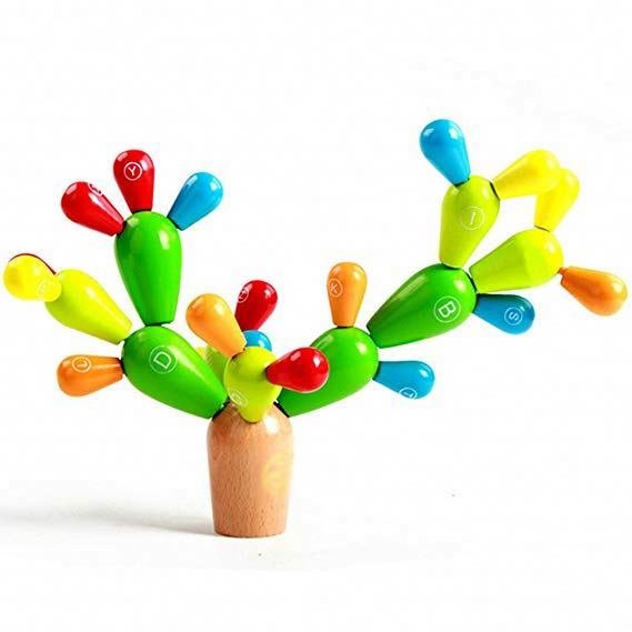 仙人掌兒童益智積木