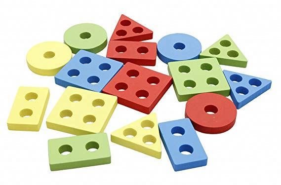 幾何板兒童益智積木