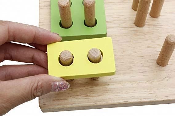 幾何板兒童益智積木