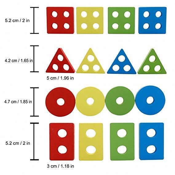 幾何板兒童益智積木