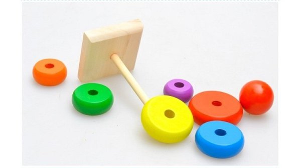 圓形疊疊樂兒童益智積木