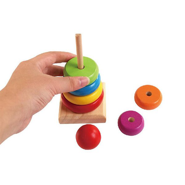 圓形疊疊樂兒童益智積木