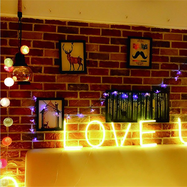 客製化字母霓虹LED桌燈