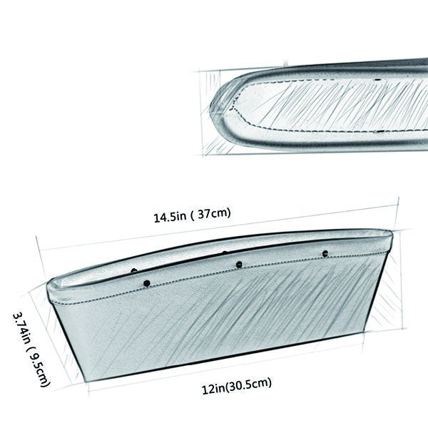 皮革汽車座椅縫隙收納袋
