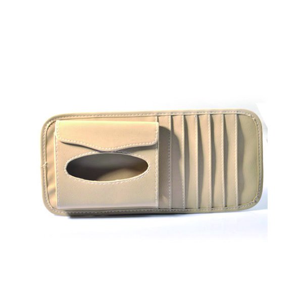 汽車遮陽板收納袋證件面紙收納置物袋