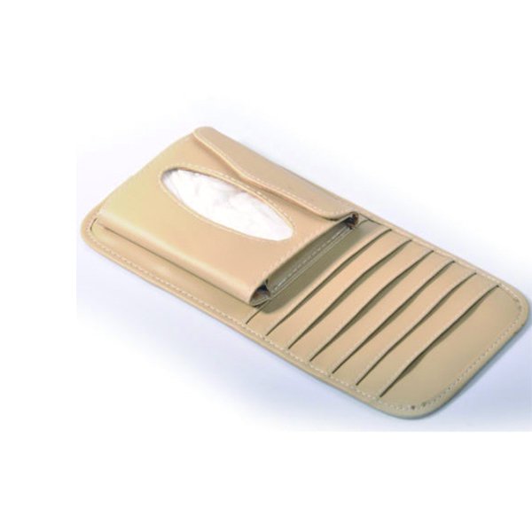 汽車遮陽板收納袋證件面紙收納置物袋