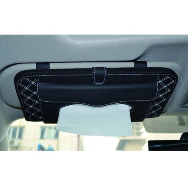 汽車遮陽板面紙收納置物盒