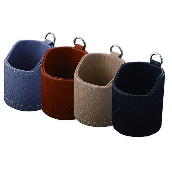 PU皮革多用途汽車通風口收納置物袋