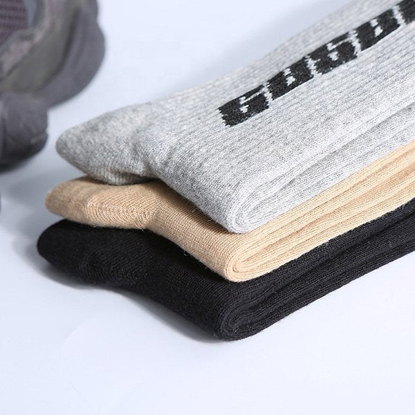 中性運動中筒襪-棉襪