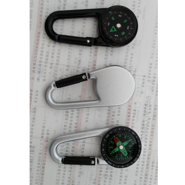 金屬登山扣指南針
