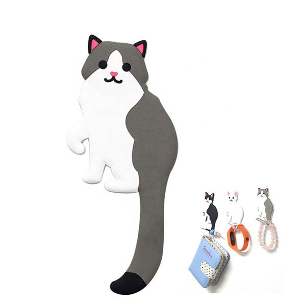 PVC可摺疊魔術貼動物造型掛鉤