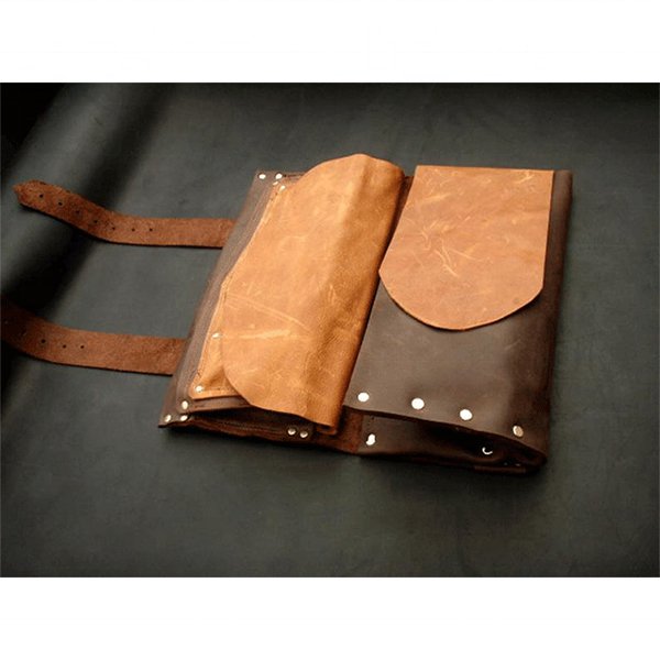 皮革捲式收納工具袋