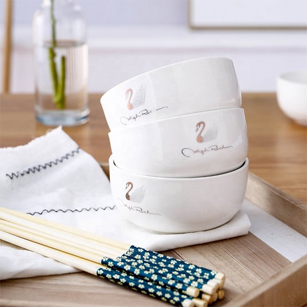 陶瓷碗禮盒組-4碗4筷