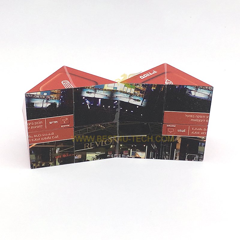 7cm方形摺疊式ABS磁性魔術方塊